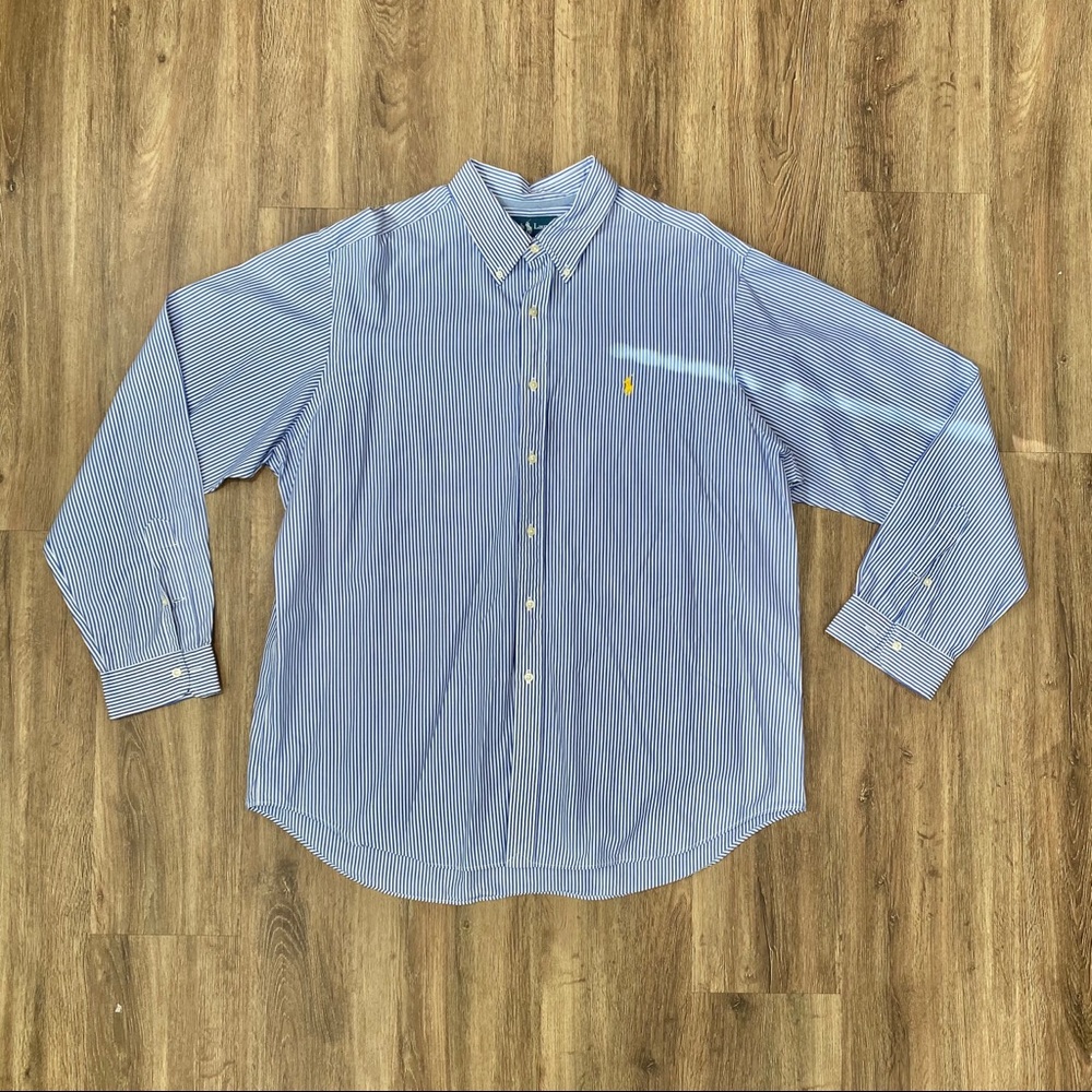 Polo Ralph Lauren Blue Stripe Button Down